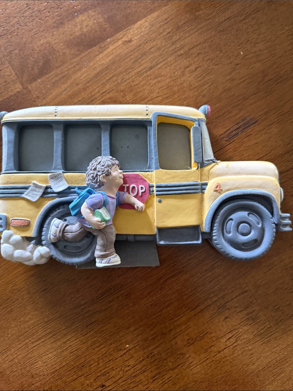 Vintage School Bus School Days Photo Frame